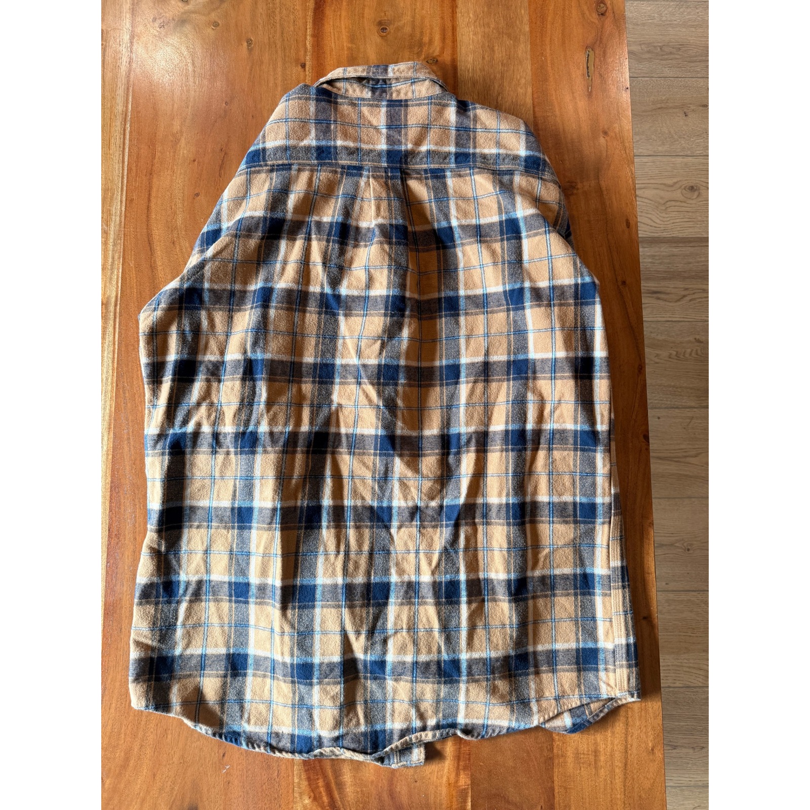 Carhartt Mens Brown 100% Cotton Flannel Size L — image 4 of 4